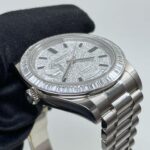 Rolex Day-Date II White Gold Diamond Pave Dial 41mm