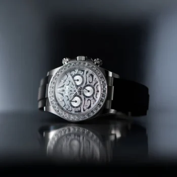 Rolex Daytona "Eye of the Tiger" White Gold Pave Dial 40mm