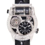 Jacob & Co. Gotham City Double Flying Triple Axis Tourbillon Rose Gold Black Dial 46mm