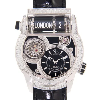 Jacob & Co. Gotham City Double Flying Triple Axis Tourbillon Rose Gold Black Dial 46mm