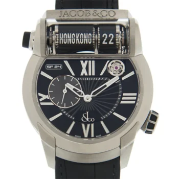 Jacob & Co. Epic SF24 World Time Titanium Black Dial 45mm