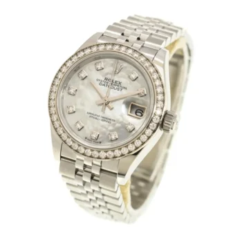 Rolex Lady-Datejust Steel Diamond Mother of Pearl Dial 28mm