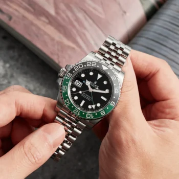 Rolex GMT-Master II Steel Jubilee Black Dial "Sprite" 40mm