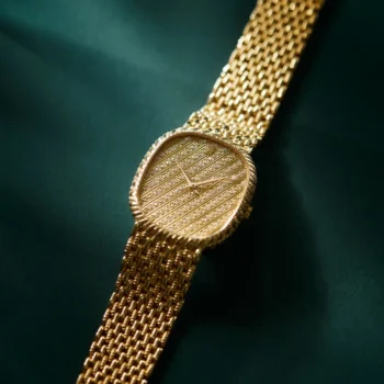 Audemars Piguet Vintage Yellow Gold Pave Dial 28mm