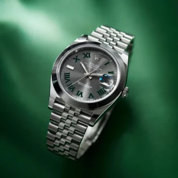 Rolex Datejust "Wimbledon" Steel Jubilee Grey Dial 41mm