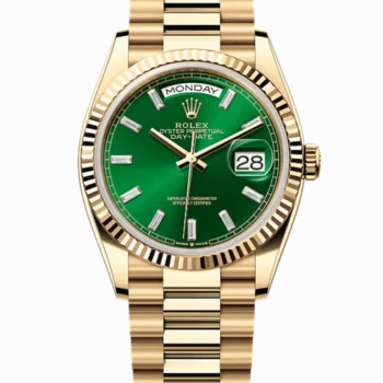 Rolex Day-Date Yellow Gold Green Dial 36mm