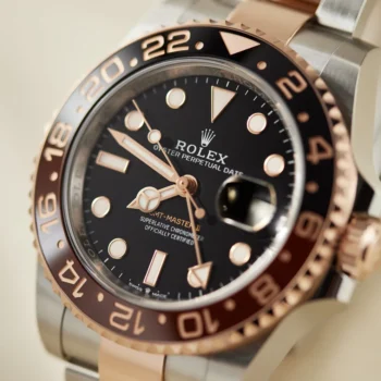 Rolex GMT-Master II "Rootbeer" Rose Gold & Steel Black Dial 40mm