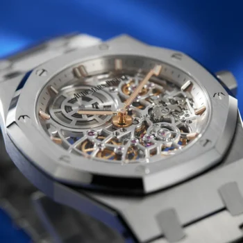 Audemars Piguet Royal Oak "Jumbo" Extra-Thin "50th Anniversary" Openworked Steel 39mm