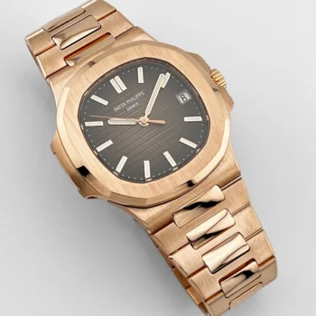 Patek Philippe Nautilus "Tiffany & Co." Rose Gold Brown Dial 41mm