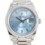 Rolex Day-Date Platinum Diamond Blue Dial 36mm