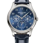 Patek Philippe Perpetual Calendar White Gold Blue Dial 39mm
