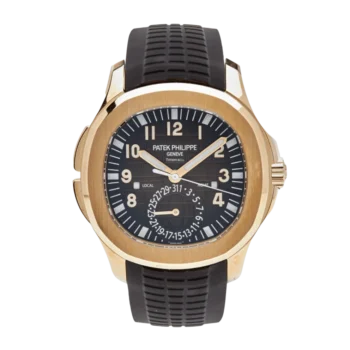 Patek Philippe Aquanaut Travel Time "Tiffany & Co." Rose Gold Brown Dial 41mm