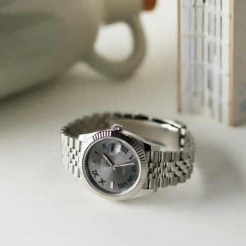 Rolex Datejust "Wimbledon" Steel Jubilee Grey Dial 41mm