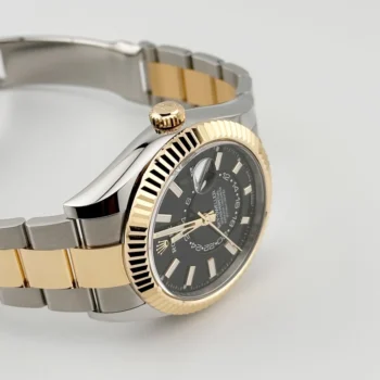 Rolex Sky-Dweller Yellow Gold & Steel Black Dial 42mm