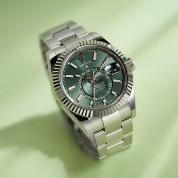 Rolex Sky-Dweller Steel Green Dial 42mm