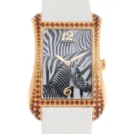 Patek Philippe Gondolo Serata Rose Gold Spessartite Brown Zebra Dial 28mm