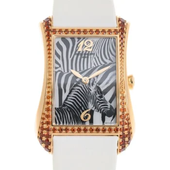 Patek Philippe Gondolo Serata Rose Gold Spessartite Brown Zebra Dial 28mm